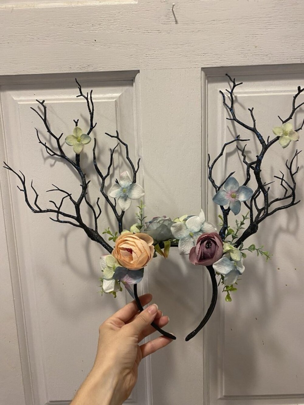 NEW~Fairy~Deer Antler Headband Woodland Branch Crown Halloween